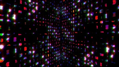 Colorful disco motion background loop Stock Footage 79805479