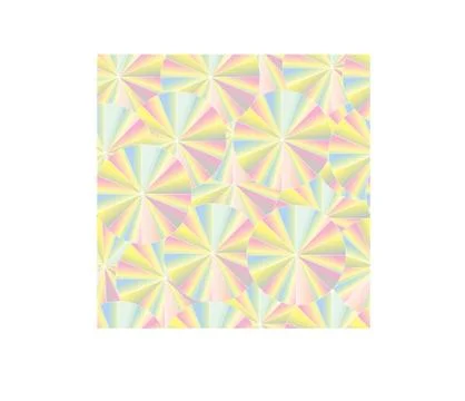 Colorful discs seamless pattern. Gradient shining disks Stock Illustration