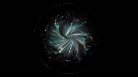 Colorful distorted emissions 動画素材 65819305