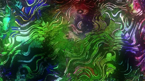 Colorful Distorted Lines Background Animation 動画素材 112942928