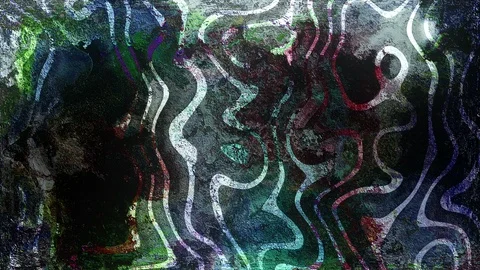 Colorful Distorted Lines Background Animation Stock Footage 112943385