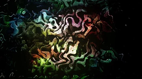 Colorful Distorted Lines Background Animation Stock Footage 113084111