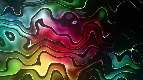 Colorful Distorted Lines Background Animation 库存影片 113086329