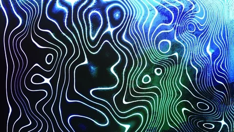 Colorful Distorted Lines Background Animation 動画素材 113609409