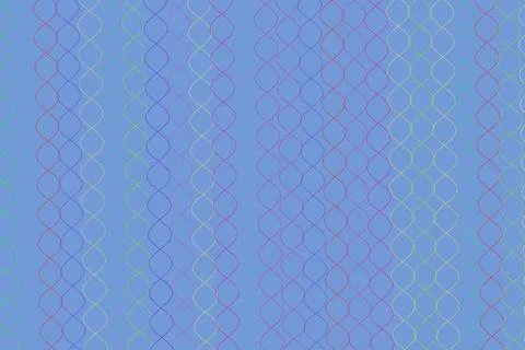 Colorful dna helix pattern on blue background Stock Photos