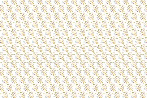 Colorful Doodle Line Seamless Pattern Fun Scribbles and Confetti Vector Art Illustrazione stock