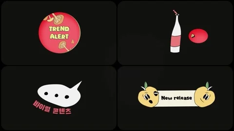 Colorful Doodle Titles for After Effects Stock After Effects