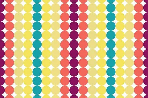 Colorful dot circles pattern background イラスト素材