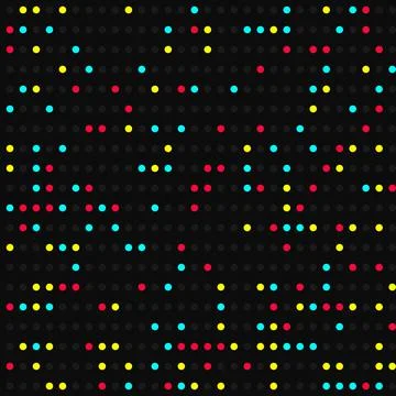 Colorful dot grid pattern background design abstract Stock Illustration