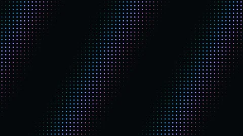 Colorful dot pattern background with dark tones for digital design Stock Footage 336995265