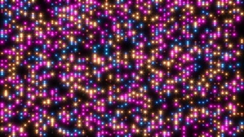 Colorful dot pattern on black background 動画素材 258949554