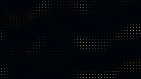 Colorful dot pattern on dark background for modern design projects Stock Footage 337064465