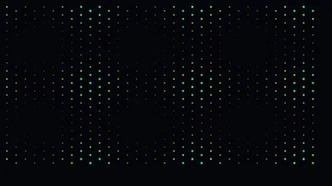 Colorful dot pattern on dark background for creative design Stock Footage 337072336