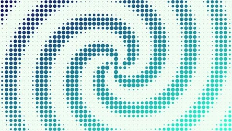 Colorful Dot Pattern Design with Gradient Shading and Transparent Background Stock Footage 348717841