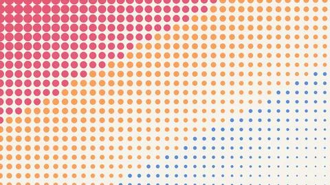 Colorful dot pattern gradient background design 库存插图