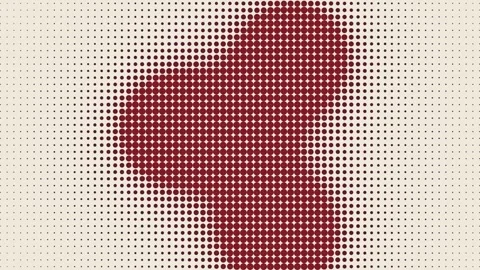 Colorful dot pattern on a light background with a bold Stock Footage 340230074