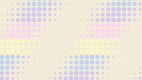 Colorful dot pattern on light background with pastel shades Stock Illustration