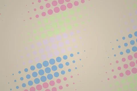 Colorful dot pattern on light background for design Stock Photos
