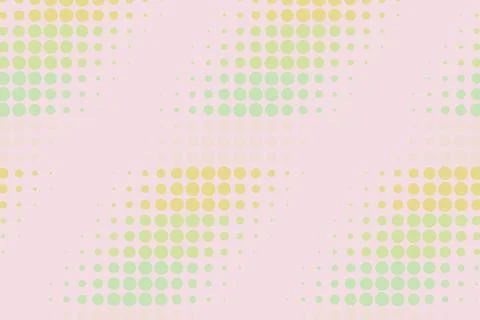 Colorful dot pattern with pink background and green accents Stock Photos