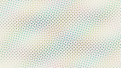 Colorful dot patterns on light background for abstract design Stock Footage 336994655