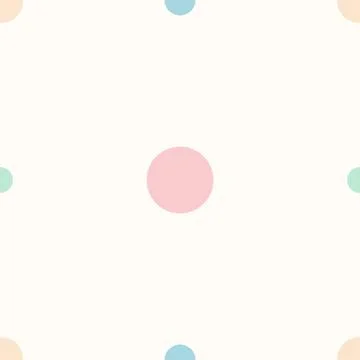 Colorful dot seamless pattern design Illustrazione stock