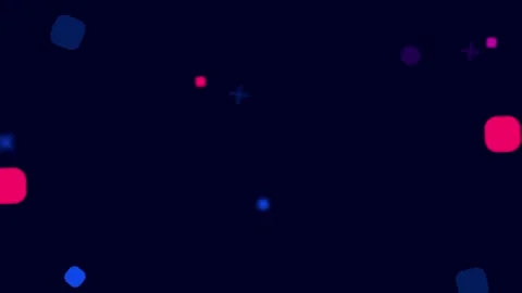 Colorful Dots Against Dark Background in Abstract Minimalist Design Art Piece Vídeos de archivo 341926494