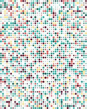 Colorful  dots, background Stock Illustration