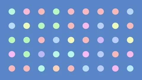 Colorful Dots Blinking Randomly Retro Vector Background Video stock 92094957