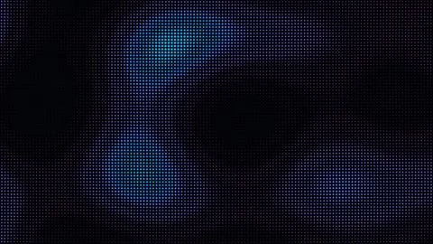 Colorful dots create a pattern on a dark background with visual depth Stock Footage 337064424