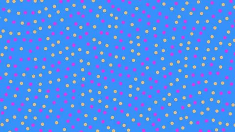 Colorful dots pattern on blue background Stockillustratie