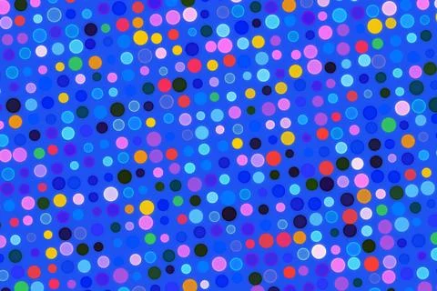 Colorful dots pattern with blue background for design Stock Photos