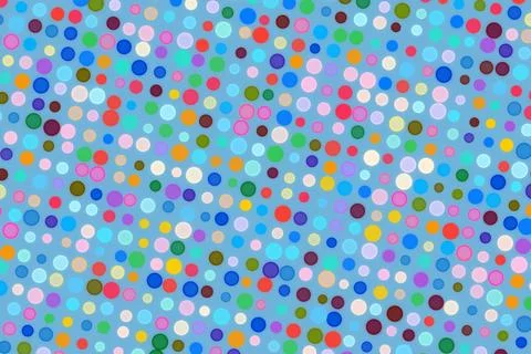 Colorful dots pattern on a bright background for design Stock Photos