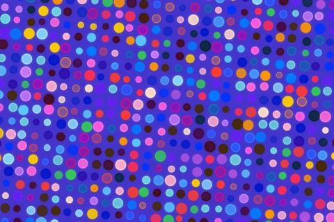 Colorful dots pattern on a dark background Stock Photos