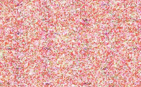 Colorful dots pattern forming an abstract textured background Stock Illustration