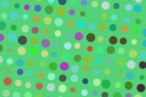 Colorful dots pattern with green background for design 스톡 일러스트