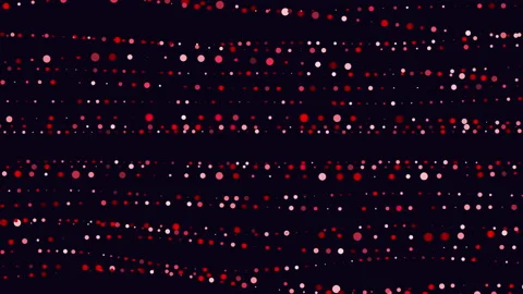 Colorful dots pattern in rows on dark space 動画素材 199312758