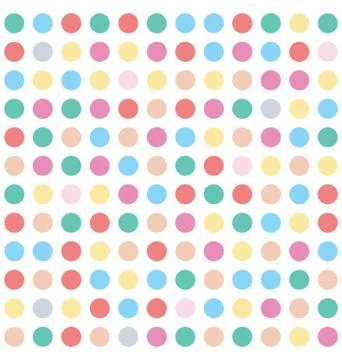 Colorful Dots Seamless abstract Pattern Stock Illustration