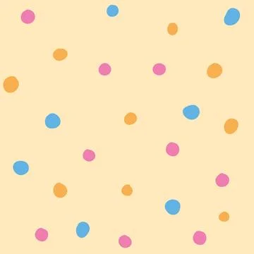 Colorful dots seamless pattern 스톡 일러스트