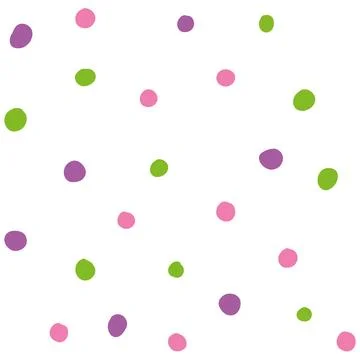 Colorful dots seamless pattern 库存插图