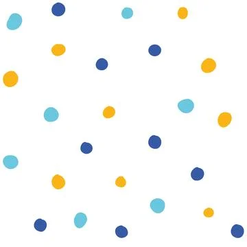 Colorful dots seamless pattern Stock Illustration