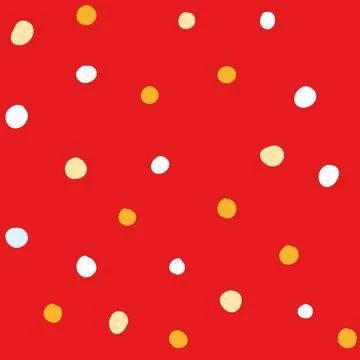 Colorful dots seamless pattern Stockillustratie