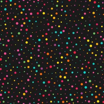 Colorful dots seamless wallpaper pattern Stock Illustration