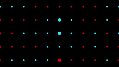 Colorful dots on sleek dark backdrop. Stock Footage 286408862