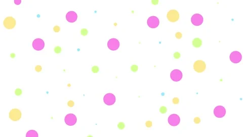 Colorful dots on a white background - loop. Stock Footage 316741067