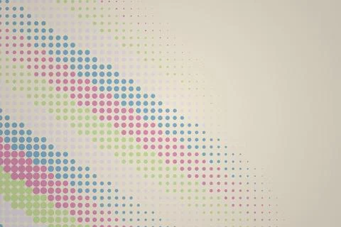 Colorful dotted abstract pattern on light background Stock Photos
