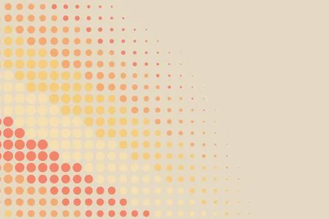 Colorful dotted abstract pattern in soft pastel shades Stock Illustration