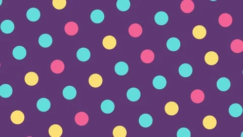 Colorful dotted animation background Stock Footage 247400873
