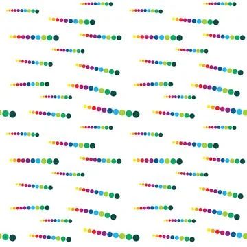 Colorful dotted lines vector background Illustrazione stock