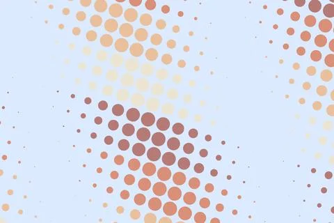 Colorful dotted pattern with circles on light background Stock Photos