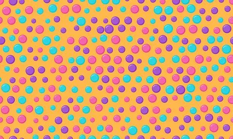 Colorful dotted pattern featuring round spots in a repeating layout. Ideal .. 스톡 일러스트